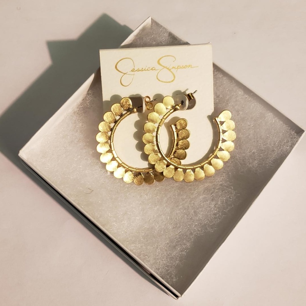 Jessica Simpson Gold Earrings
